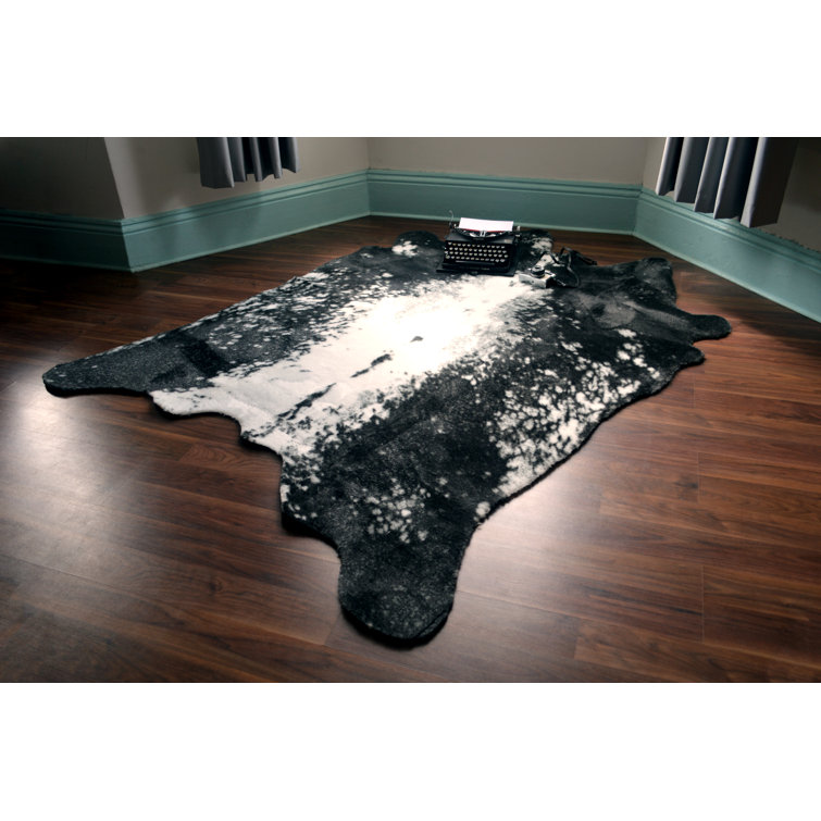 Gracie Oaks Large Faux Cowhide Rug Wayfair.co.uk